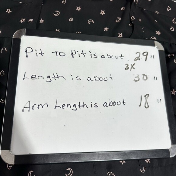 Torrid Women Sz 3X‎ Black Sheer Blouse Roll Tabs Long Sleeves Pockets V-Neck - Picture 10 of 10